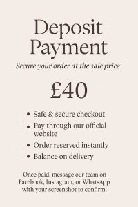 Deposit Payment £40